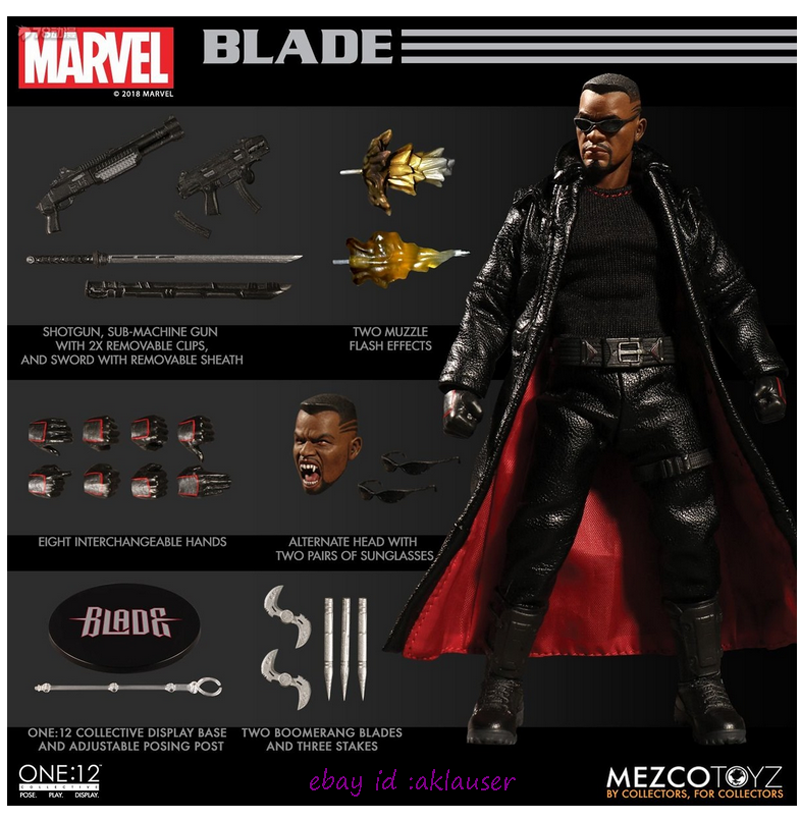 TOYBIZ MARVEL STUDIOS 12インチ BLADE Blade - Marvel Studios 12