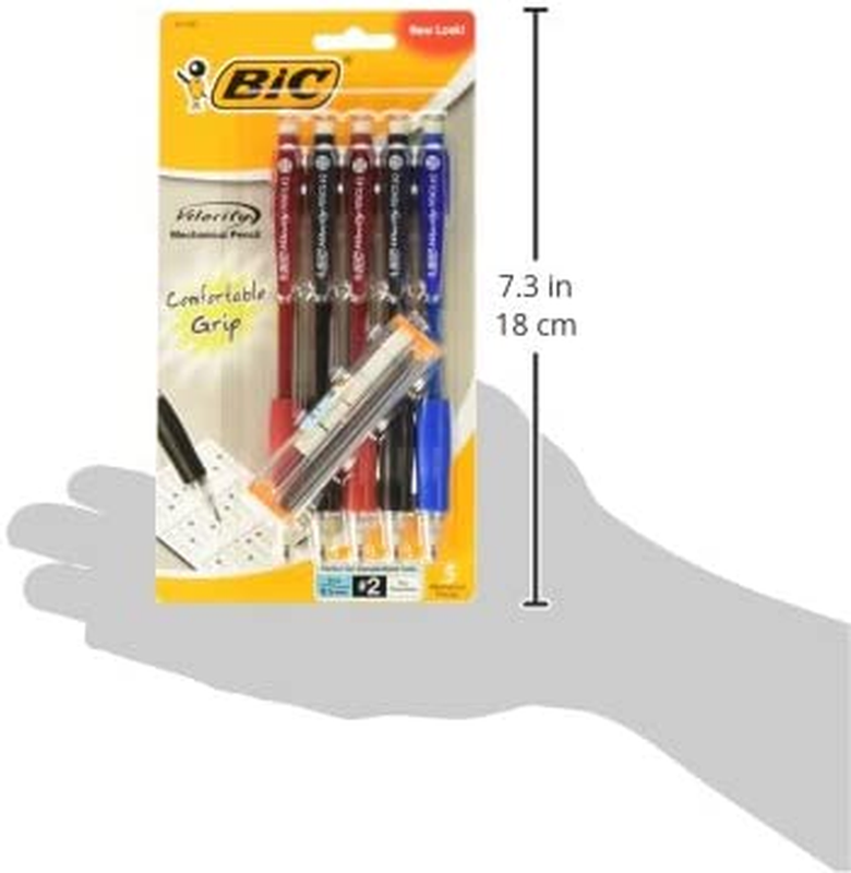 Velocity Original Mechanical Pencil, Fine Point (0.5Mm), Smooth Dark Writing, 5-