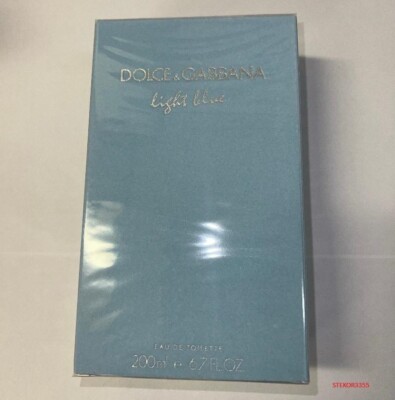 Light Blue 6.7 oz / 200mL Women's Eau De Toilette Spray Perfume Brand New Sealed