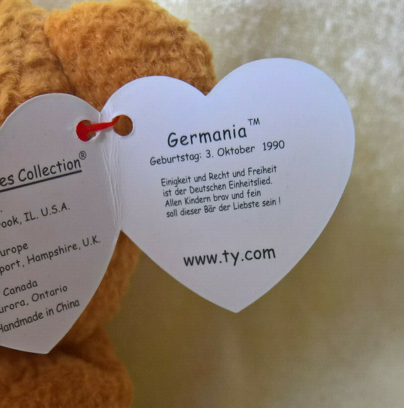 TY Beanie Baby Plüschfigur Germania - Rarität 