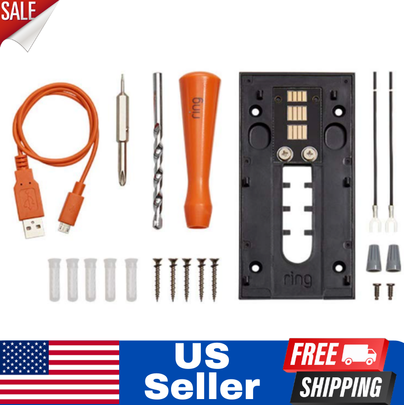 Ring Video Doorbell 1st Gen Spare Parts Wiring Screws Back Plate Mount Bracket