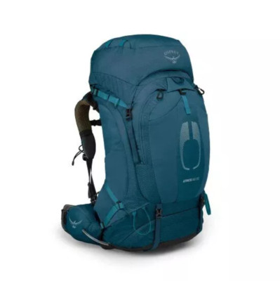 Osprey Atmos AG 65L Men's Backpacking Backpack, Blue - S/M