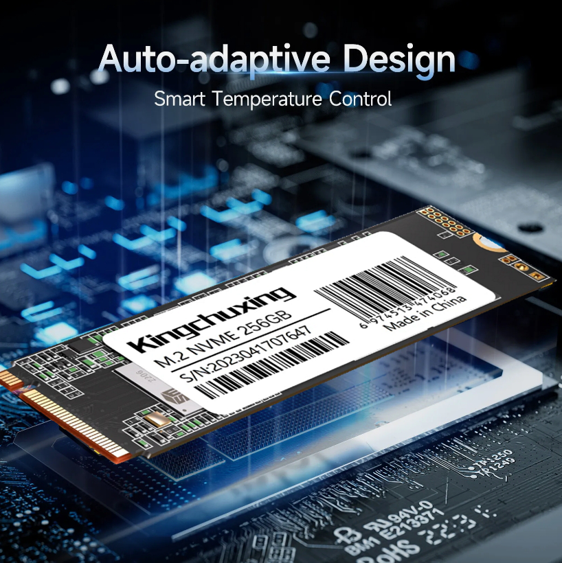 Kingchuxing 1TB Gaming SSD For PS5 PCIe 4.0 NVMe M.2 Internal Solid State Drive