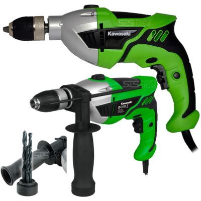 Kawasaki Schlagbohrmaschine K-ED-E 850 Bohrmaschine 850 W Schlagbohrer Schrauber
