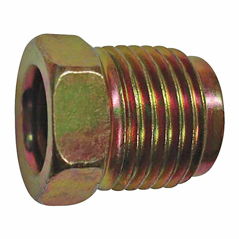 Fuel Line Steel Tube Nut 3/8 Tube (M16x1.5 Surface Seal) Inverted Flare