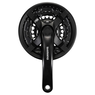 guarnitura tourney ty501 6/7/8v nera 42/34/24d 170mm + paracatena SH-EFCTY501C24