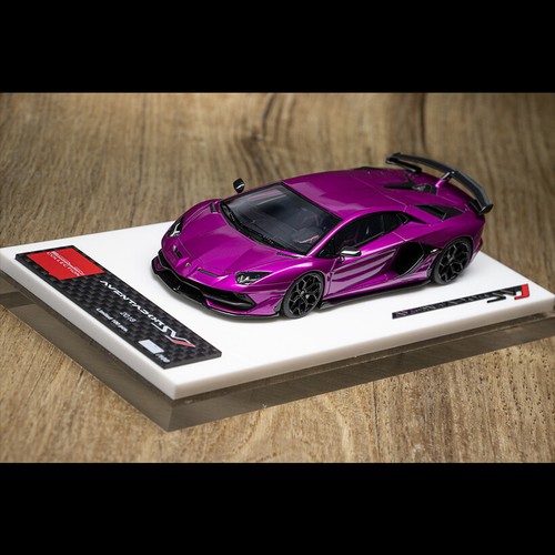 1/43 Make Up Lamborghini Aventador SVJ Roadster Purple