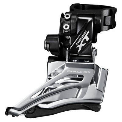 deragliatore doppia deore xt fd-m8025 collarino 34,9mm down swing tiraggio doppi