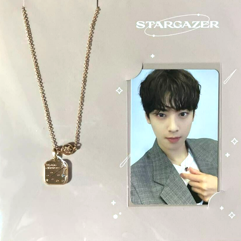 ASTRO Cha Eunwoo 3rd ASTROAD to JAPAN STARGAZER 2022 Photocard + Necklace  Set