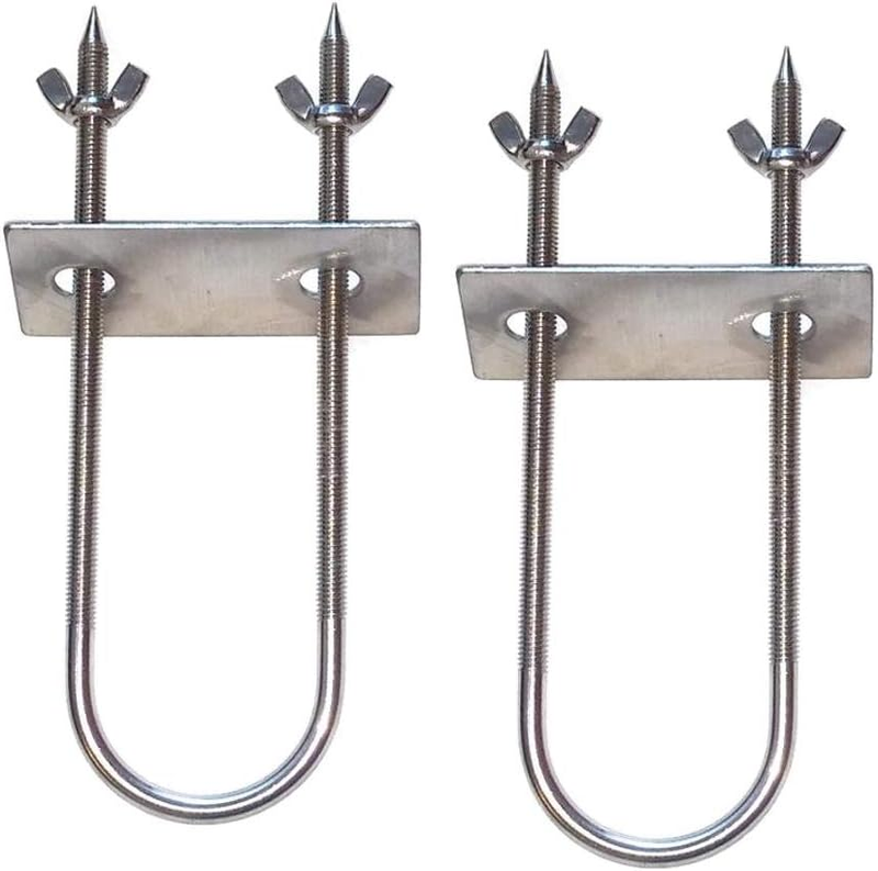Rotisserie Fork U-Bolt Set FT136 for  7.5 Inch 2 Pack