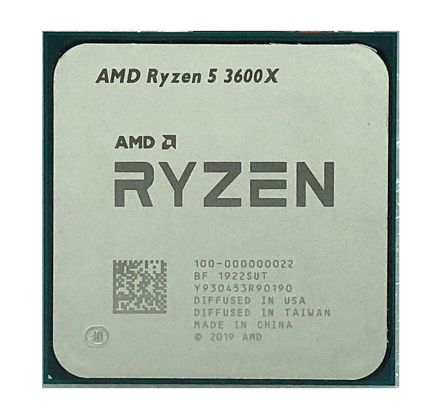 CPU AMD Ryzen 5 3600X AMD Ryzen 5 3600X 3.8GHz 6-Core Desktop AM4 3rd R5 CPU