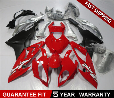 For BMW S1000RR 2015-2017 Red ABS Plastic Set Injection Bodywork Fairing Kit