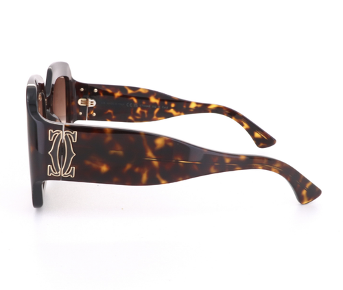 CARTIER CARTIER CT0434S-002 HAVANA SUNGLASSES