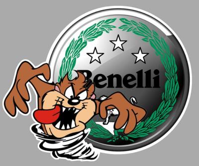 BENELLI left TAZ Sticker gauche vinyle laminé