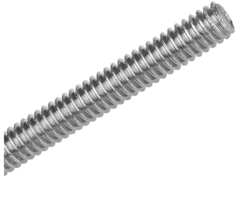Thread Rod 1/4 in x 3 ft Zinc Plated Steel Coarse 20 threads per inch 1/4