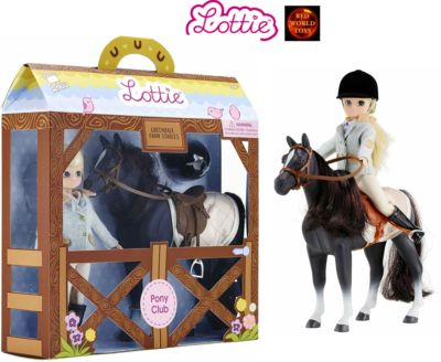 Lottie Doll Pony Pals Horse and Rider LT054 Inspirational 18cm