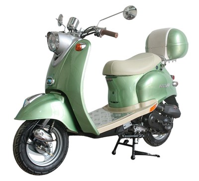 NEW under 50cc Moped 49cc Retro Vintage Gas Scooter Motor Bike 100% Street Legal