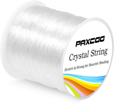 0.8Mm Elastic String, Stretchy Bracelet String Crystal String Bead Cord for Brac