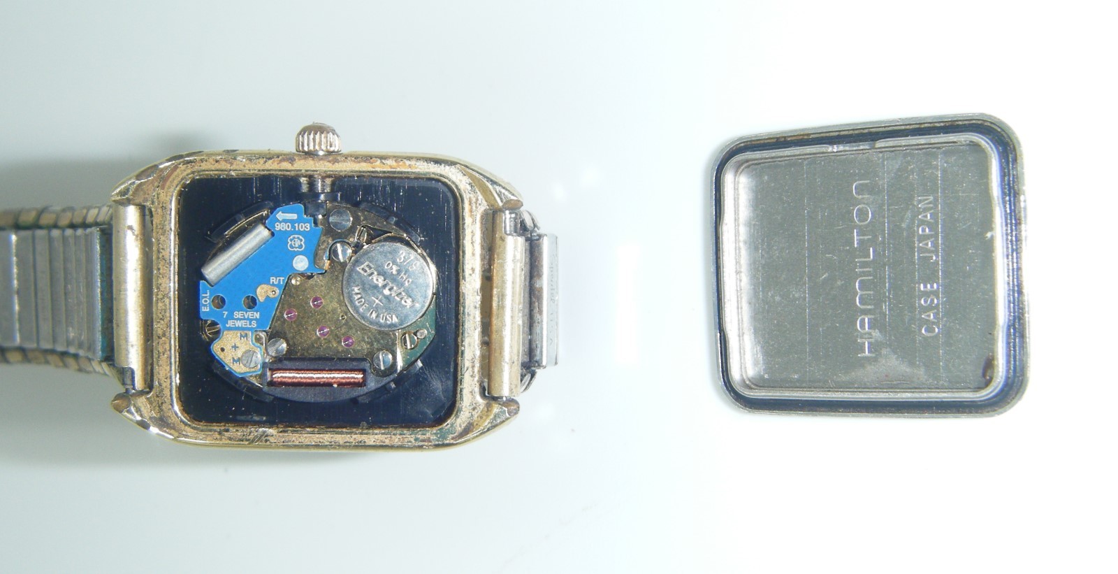 Vintage Hamilton Quartz Customized Womens Watch Burnet Realty 9894 7 Jewels