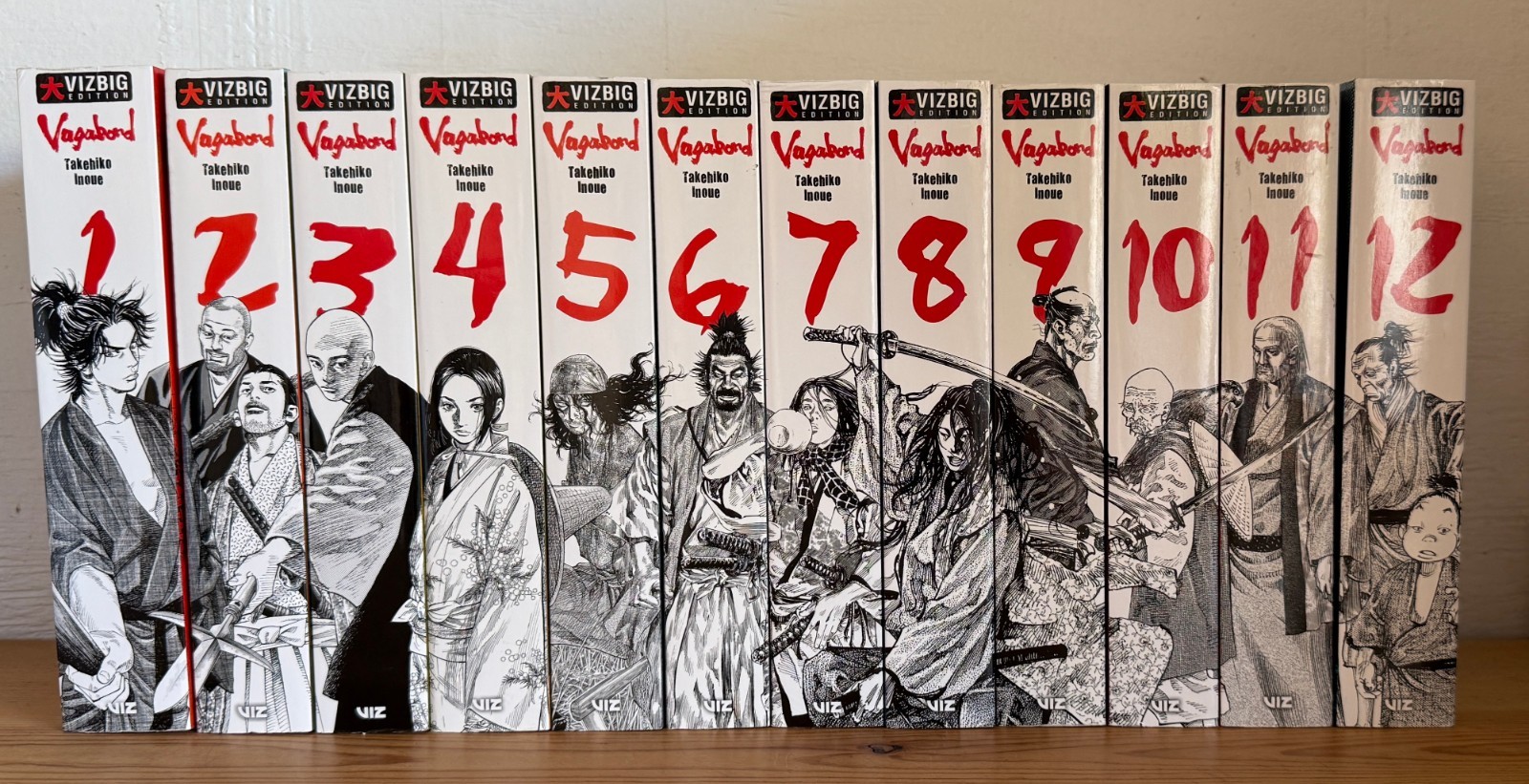 Vagabond (VIZBIG Edition) バガボンド英語版　全巻セット Vagabond VIZBIG Edition Manga 6-book Set Vol 1-6 by Takehiko