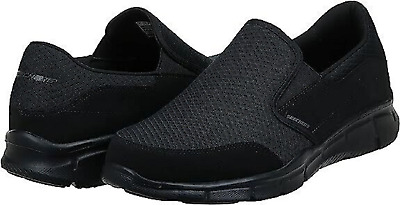 Skechers 51361-007 Men's Equalizer Persistent Slip-on Sneaker, Black, 12
