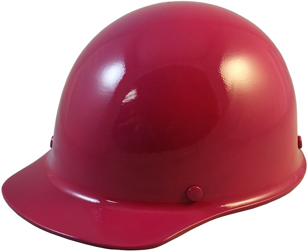 MSA Skullgard (SMALL SHELL) Cap Style Hard Hat - Ratchet Suspension - Raspberry