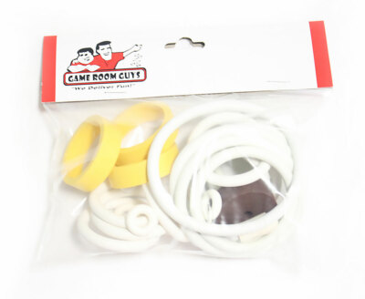Stern Meteor Pinball Machine Replacement Repair Rubber Ring Kit White