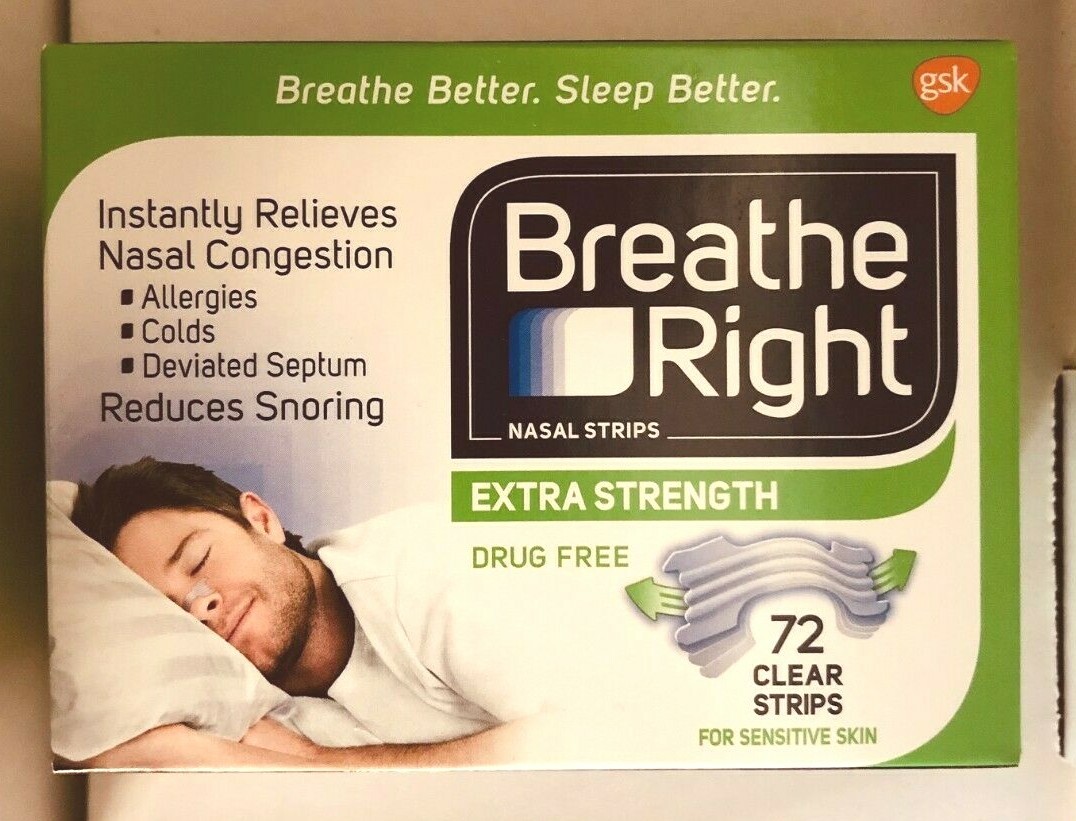 Купить Носовой полос Breathe Right Nasal Strips Extra Strength Breathe ...