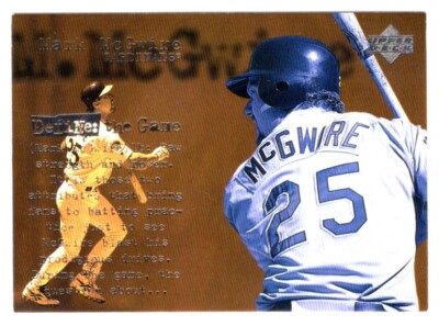 MARK MCGWIRE  CARDINALS  1997 UD DEFINE THE GAME #150