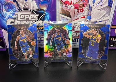 2022-23 Panini Select Basketball Golden State Warriors Team Lot | Andrew Wiggins