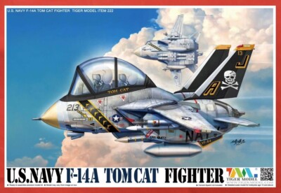 Tiger Model TM222 Cute F-14A Tomcat Jolly Rogers - USA Shipping