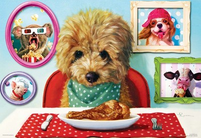 Eurographics Dinner Time by Heffernan Puzzle in a Lunch Box 100 Piece Jigsaw Puz