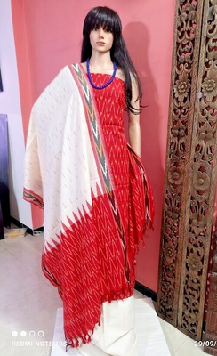 Handloom salwar kameez top