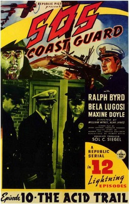 S.O.S. COAST GUARD Movie POSTER 11 x 17 Ralph Byrd, Bela Lugosi, Maxine Doyle, C