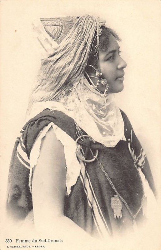 AlgÉRie - Femme Du Sud Oranais - Bijoux - Ed. J. Geiser 350