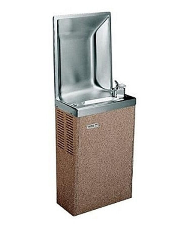 Sunroc SRCD8 Water Cooler, Refrigerated Drinking Fountain, Semi-Recessed 8 GPH