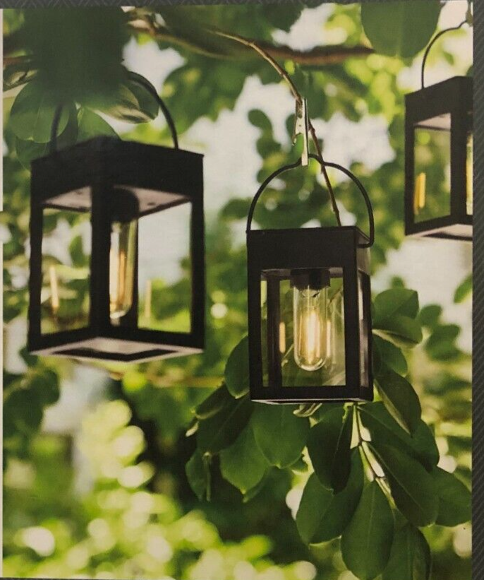 2PACK SOLAR OUTDOOR LED CLIP LIGHT(7.2" X 3.5"X 3") BLACK