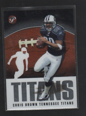 CHRIS BROWN 2003 TOPPS PRISTINE ROOKIE CARD #72. rookie card picture