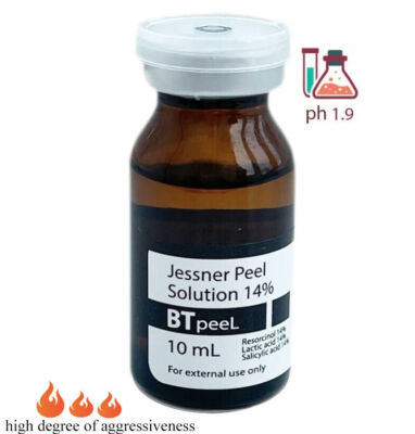 Jessner chemical Peel Solution 14% (Universal facial peeling at home)