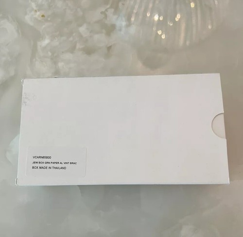 Van Cleef & Arpels New Alhambra Bracelet Box With Outer Box