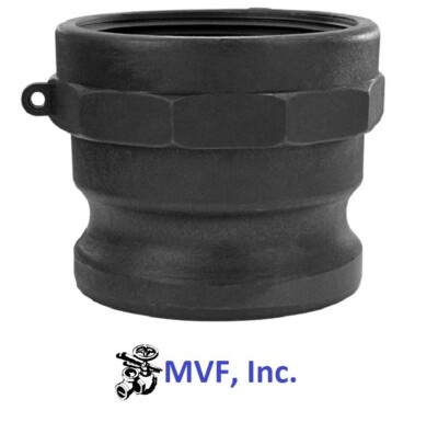 2'' Type A Camlock Female NPT x Male Adapter Polypropylene, Hose Fitting  A200PP