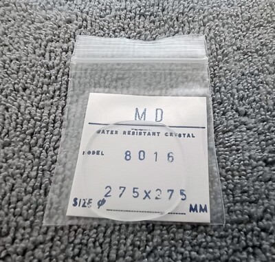 NEW MINERAL CRYSTAL FOR REPLACEMENT MIDO COMMANDER 8016