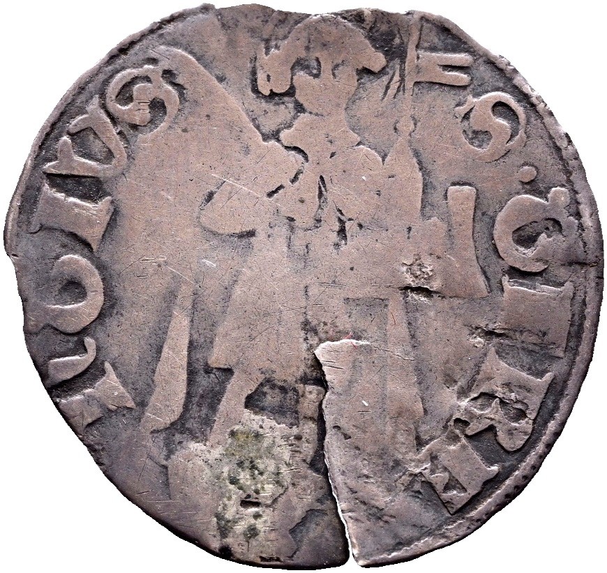 PESARO Terzo di grosso ARGENTO Costanzo I Sforza (1473-1483)