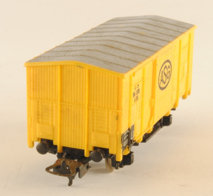 Lima carro chiuso ASG delle DB vagone merci coperto tipo G10 giallo H0 1:87