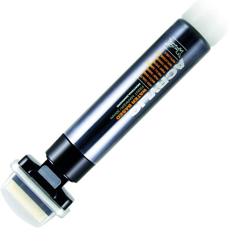 Montana Cans Acrylic Paint Marker, 30Mm, Broad, Shock Black