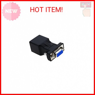 RJ45 to RS232,DB9 9-Pin Serial Port Female to RJ45 Female Cat5e/6 Ethernet LAN E