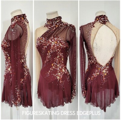  Ice skating dress Figure skating dress Skating dress dance dress