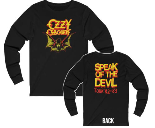 Ozzy Osbourne 1982 – 83 Speak of The Devil Tour Long Sleeved Shirt