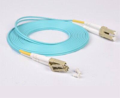 NEW Fiber Optic Patch Cord LC-LC MULTIMODE DUPLEX 100G OM4 50/125 OFNP 0.5M-11M