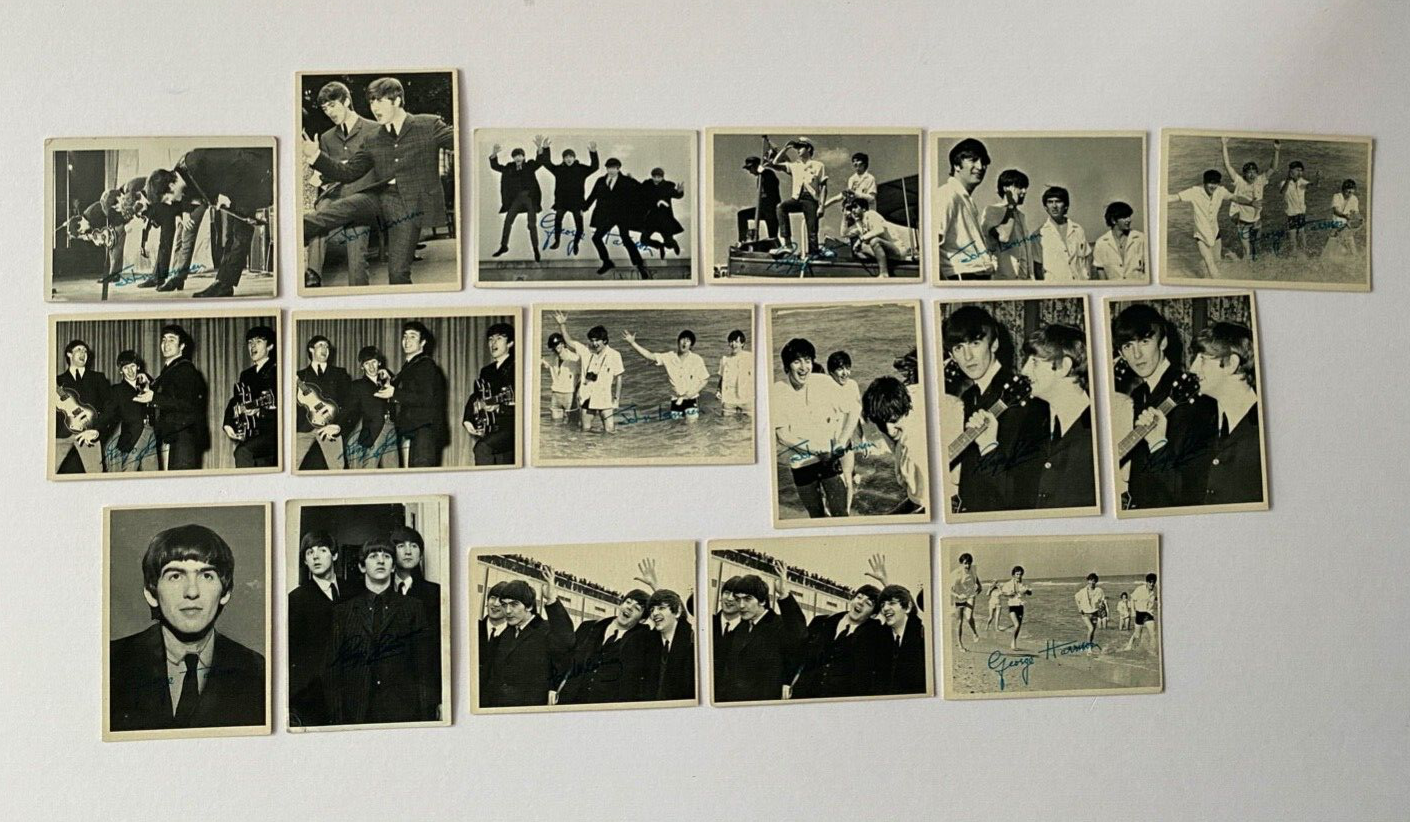 ビートルズ　TOPPSトレーディングカード「3RD SERIES 」1964年 VINTAGE 1964 TOPPS BEATLES 3RD SERIES B&W SIGNATURE TRADING